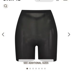 Skims Sheer Sculpt Low Back Shorts